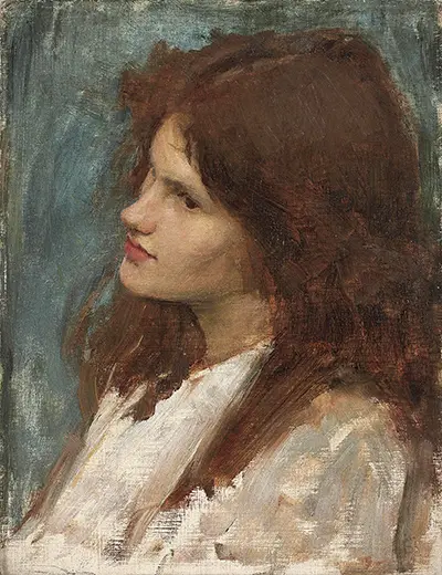 Head of a Girl II John William Waterhouse